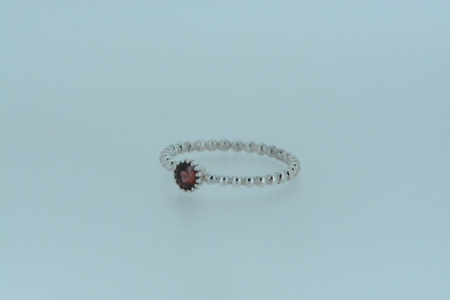 African Garnet Stacking Ring