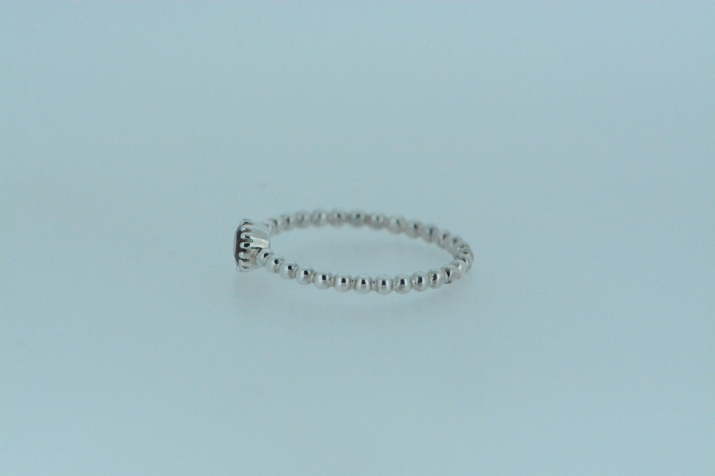 African Garnet Stacking Ring