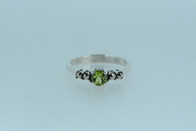 Peridot Sterling Silver Rings