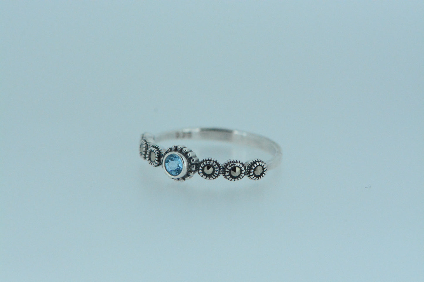 Mini Blue Topaz Ring