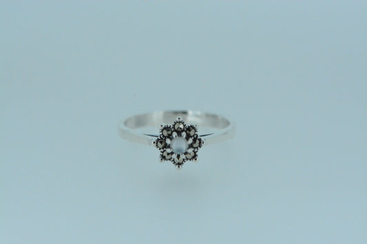 White Mother Of Pearl Ring