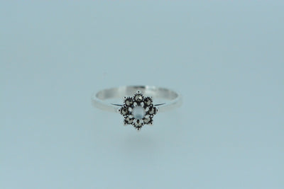 Mother Of Pearl Sterling Silver Rings