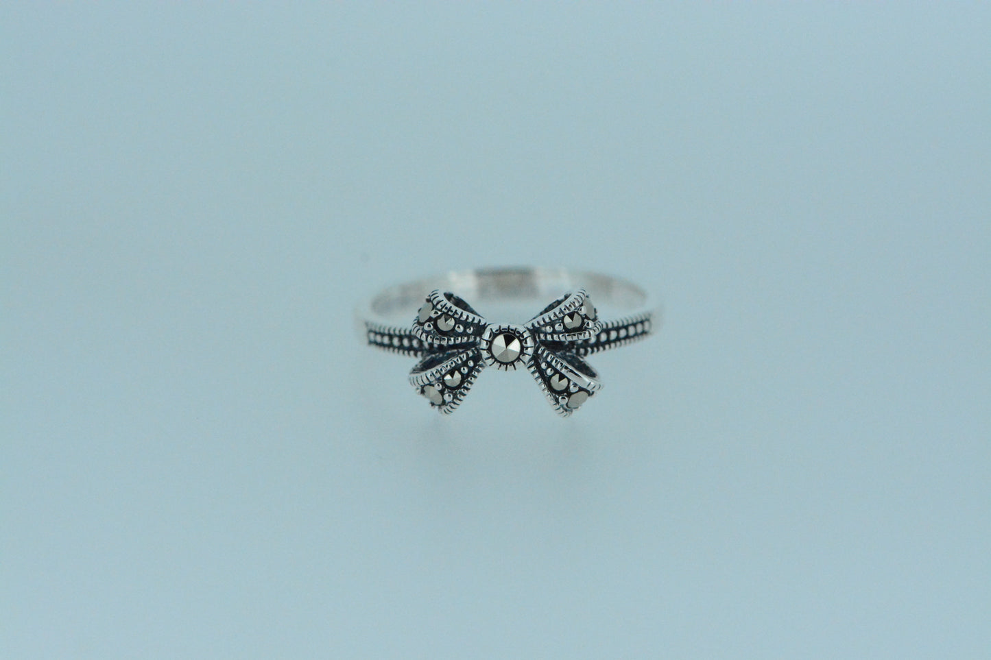 Marcasite Bow Ring
