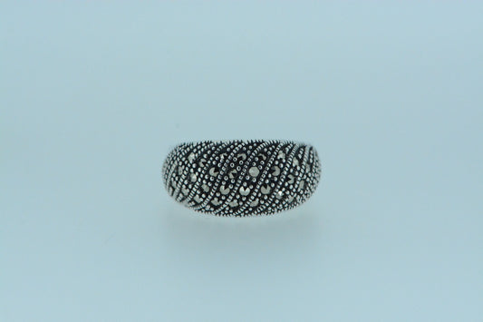 Marcasite Dome Ring