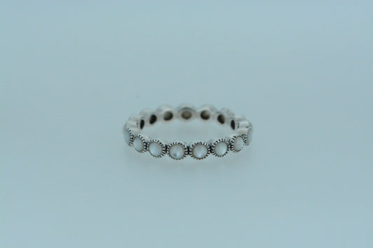 Pearl Eternity Ring