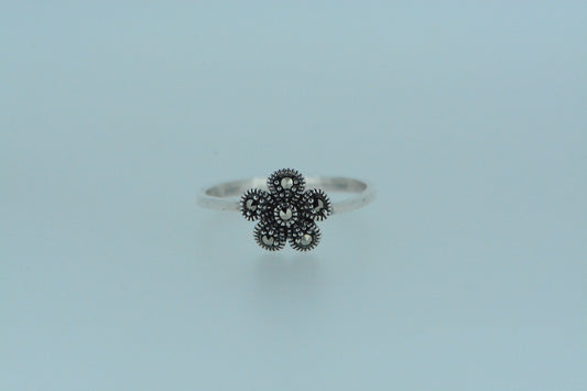 Marcasite Flower Ring
