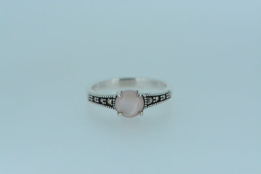Pink Mother Of Pearl Ring