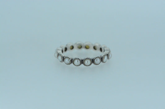 Pearl Eternity Ring
