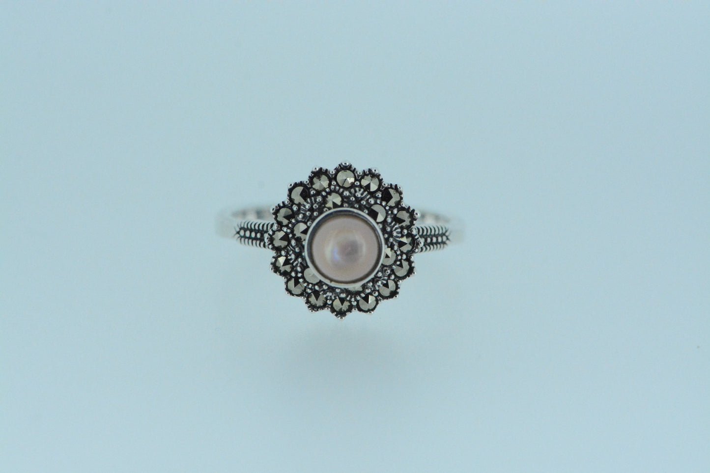 Pink Mother Of Pearl Ring