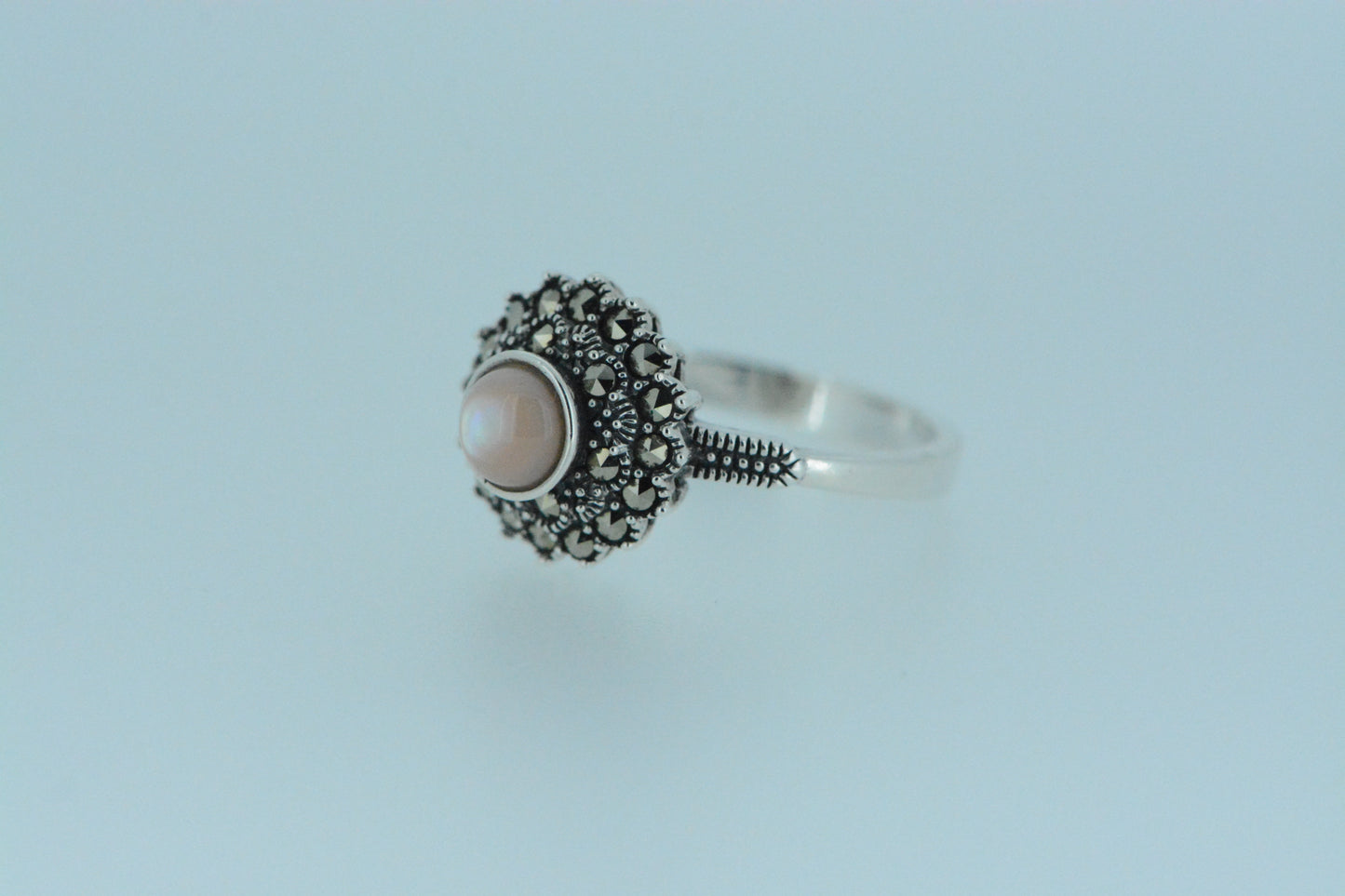 Pink Mother Of Pearl Ring