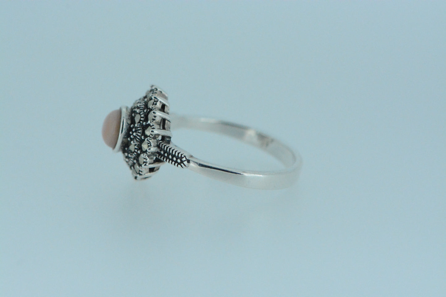 Pink Mother Of Pearl Ring