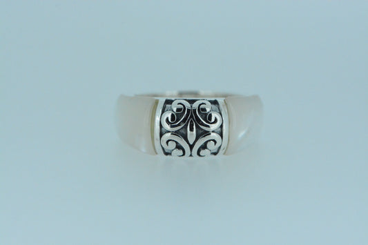 Pearl Silver Ring