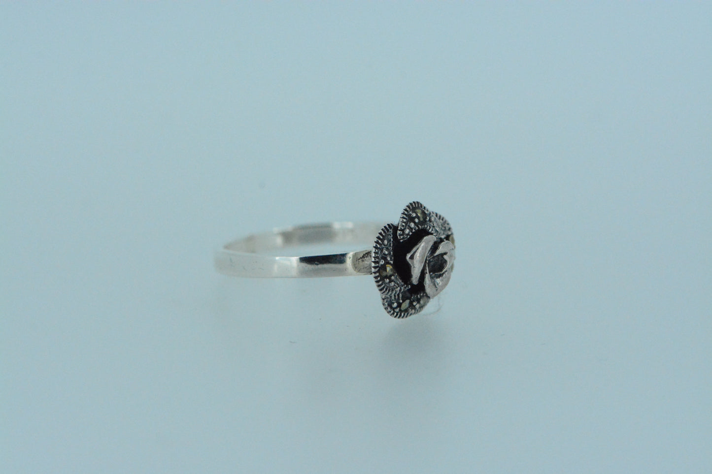 Rose Silver Ring