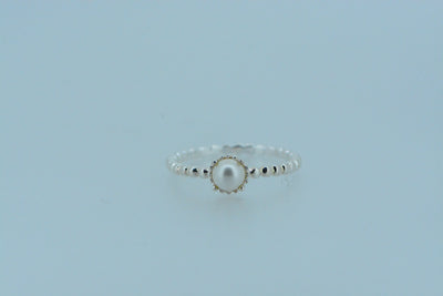 Pearl Sterling Silver Rings