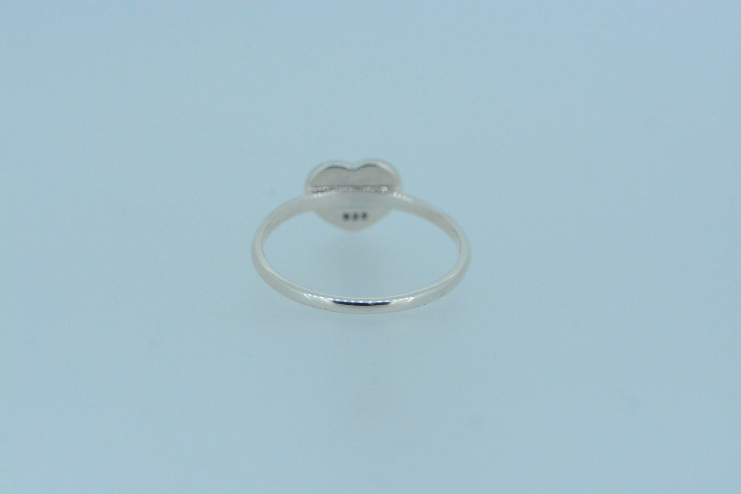 Marcasite Silver Heart Ring
